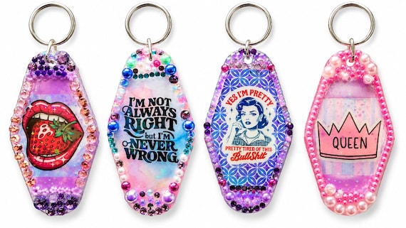 Handmade Decoden Motel Keychains