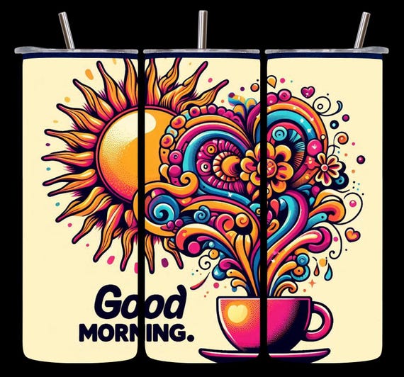 Good Morning Sun  Coffee Sublimation Tumbler