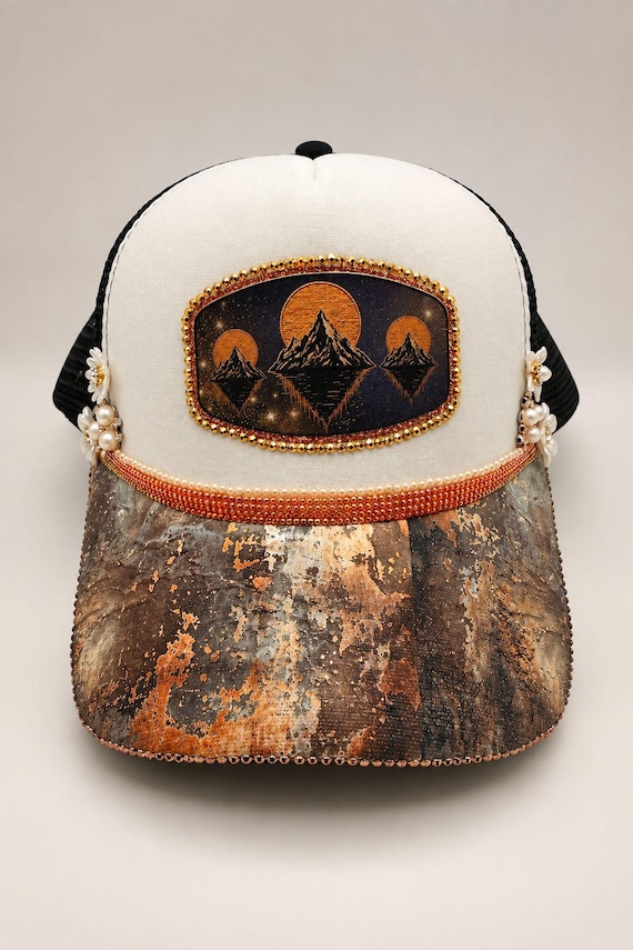Custom Celestial Mountain Junk Hat