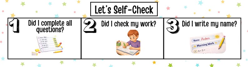 Executive Functioning Desk Strips | Independent Work & Classroom Routine Visuals image 2