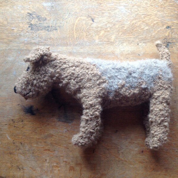 Custom knitted large dog - Sniff
