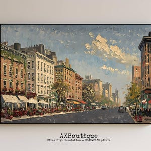 Samsung Frame TV Art, City, Art For Frame TV, Instant Download, Digital Download, Frame TV Art