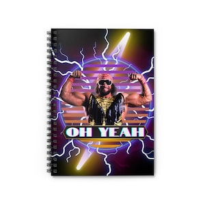 OH YEAH Macho Man! - Spiral Notebook - Ruled Line