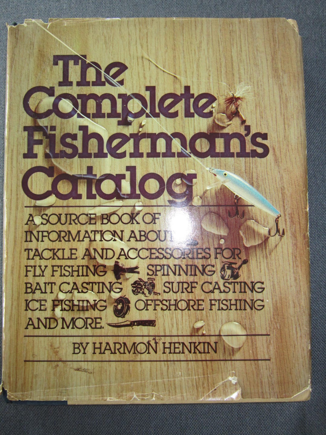 Vintage Complete Fishermans Catalog Henkin Book Etsy