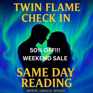 Twin Flame Dialogue | 50%OFF II 6 Channeled Messages From Your Person | | No Contact Reading | Same Day PDF