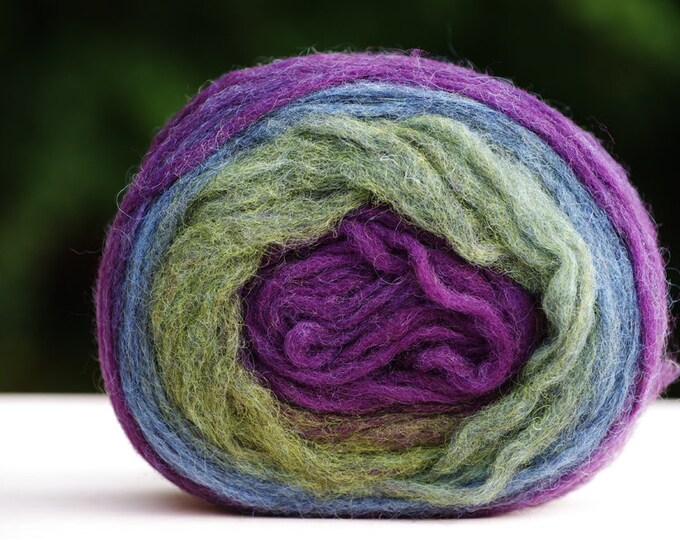 Chunky Wool Pencil Roving / Preyarn, for Knitting, Spinning or Felting