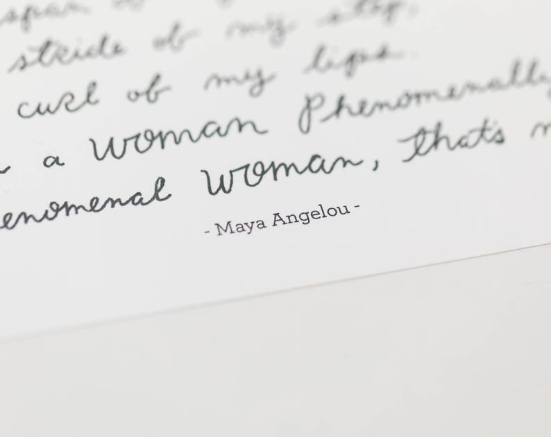 Maya Angelou art print, 8x10 image 8