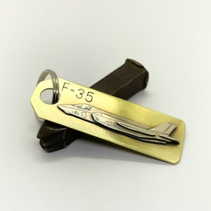 F-35 Lightning II airplane key chain