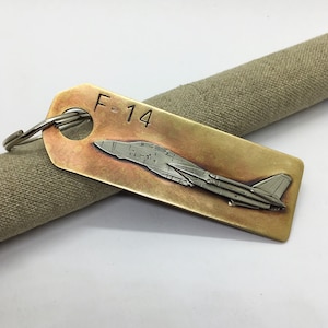 F-14 tomcat U.S. navy fighter jet key chain