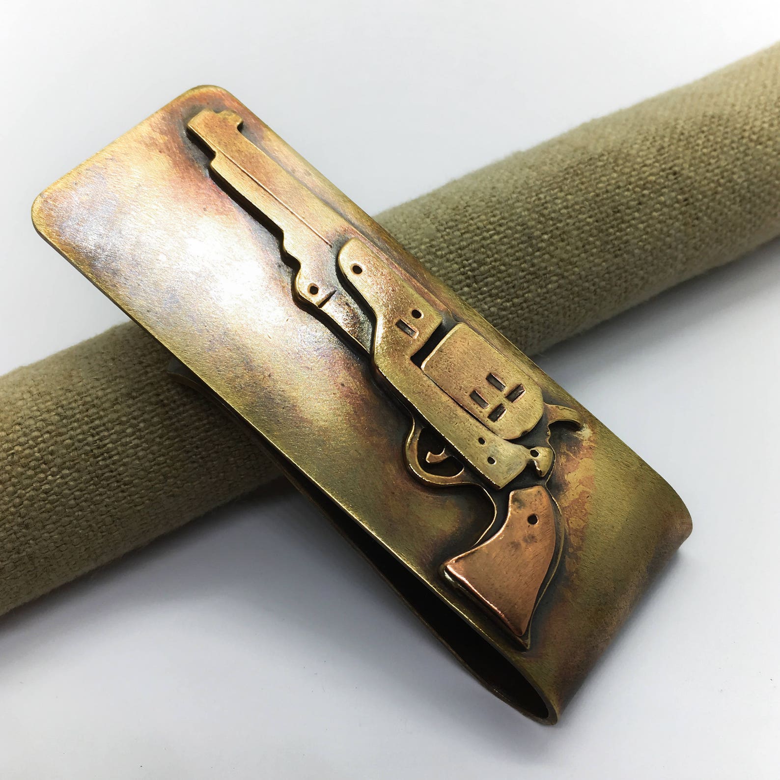 Gun Money Clip Dragoon Revolver Etsy UK