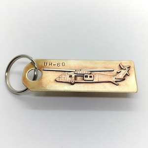 UH-60 Black Hawk helicopter keychain
