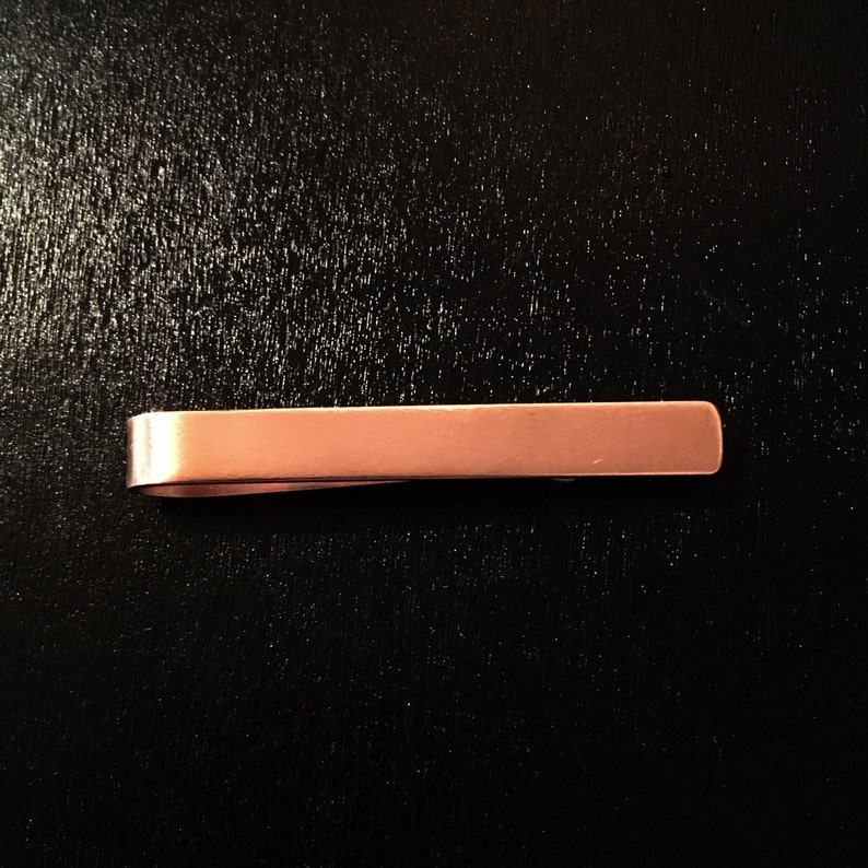 Simple Copper Tie Bar Copper Tie Clip Men's Suit and Tie Etsy