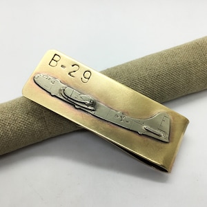 B-29 superfortress money clip