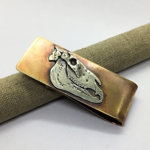 Horse skull money clip