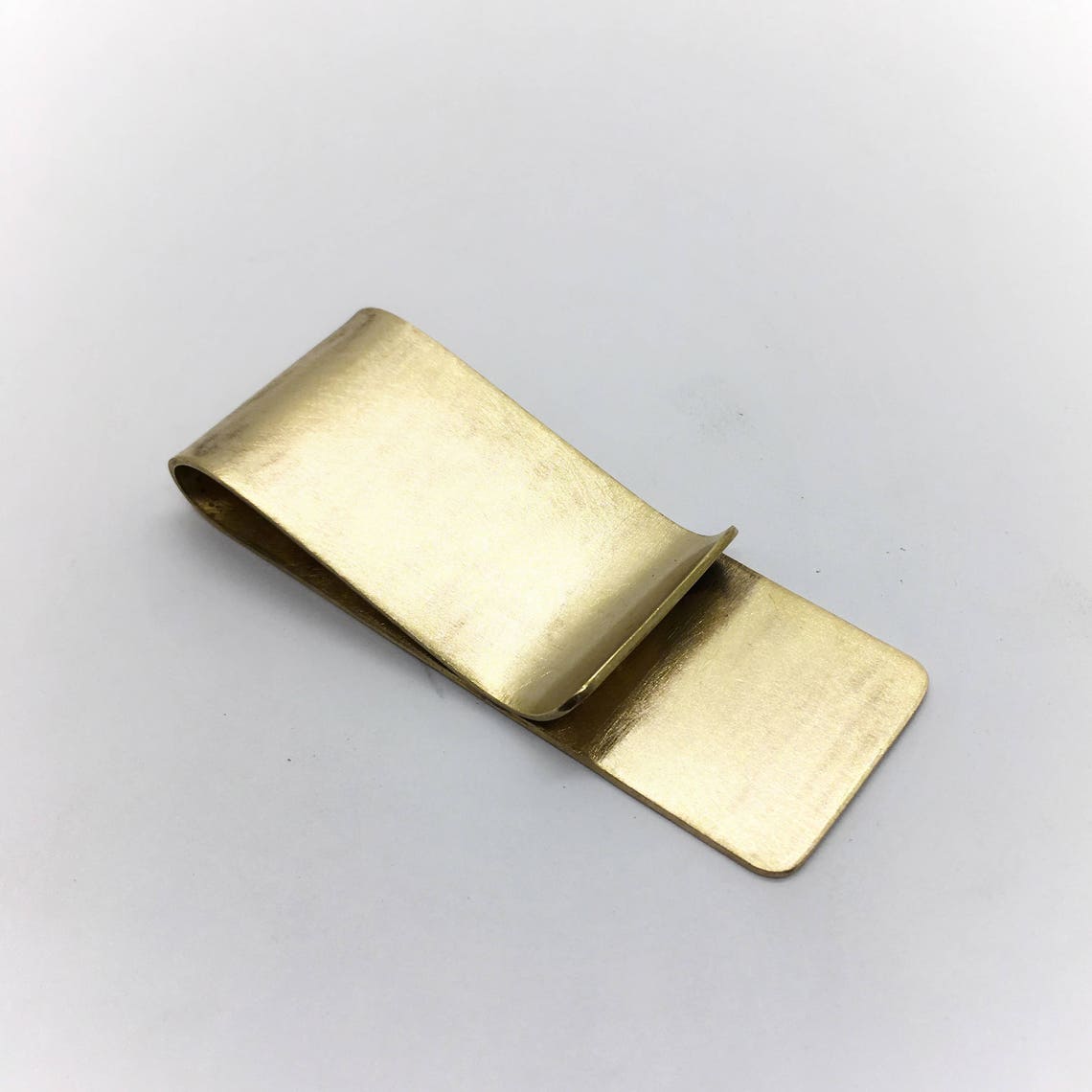 Simple Brass Money Clip Hand Made Mens Accessories Mens Etsy