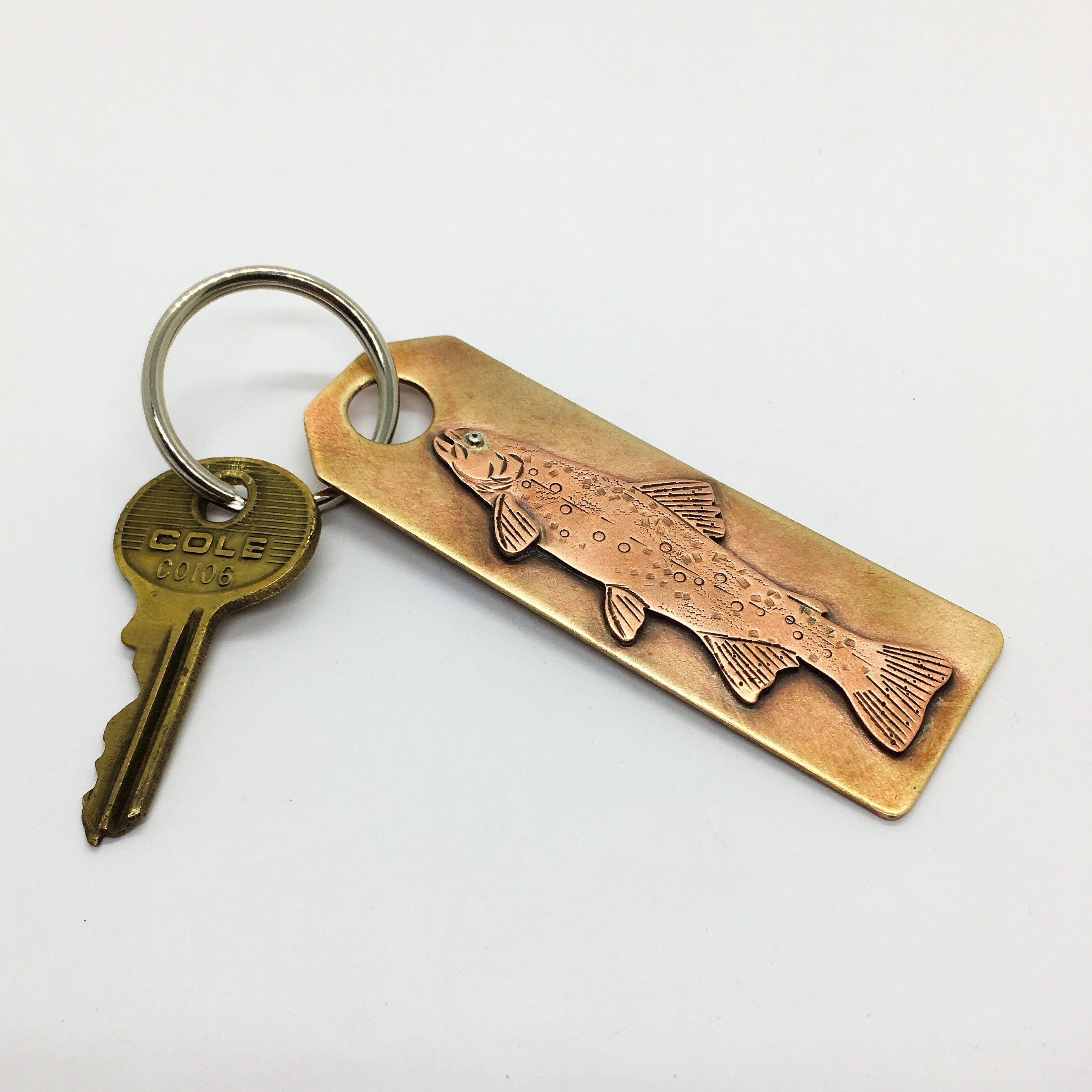 Brook Trout Key Chain Hand Made Fishing Gift - Etsy