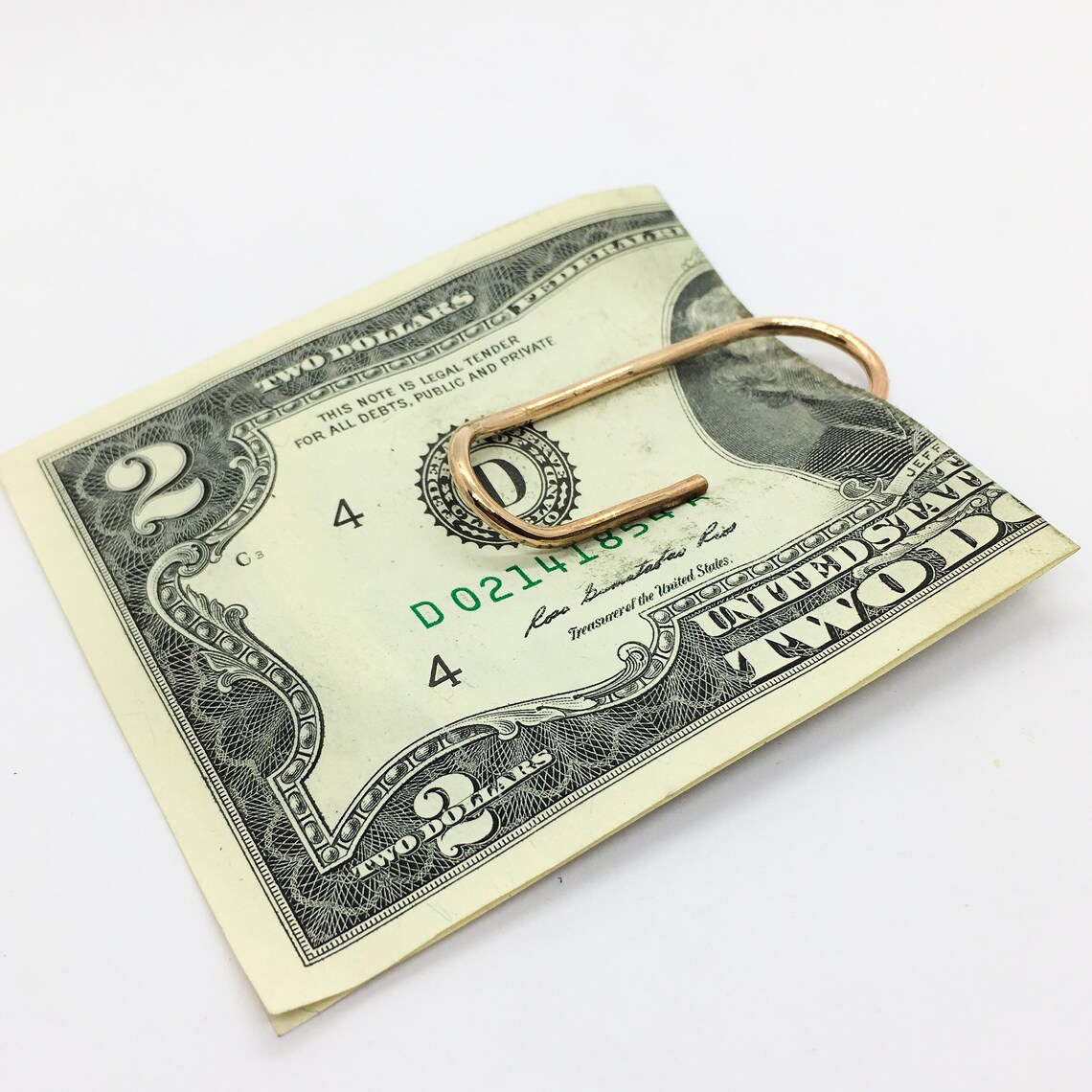 Bronze Paperclip Hand Made Money Clip - Etsy