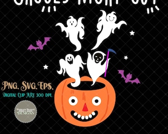 Digital Download Ghouls Night Out PNG/SVG/EPS