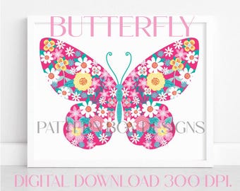 Suplimation png.,Digital Butterflies Download PNG