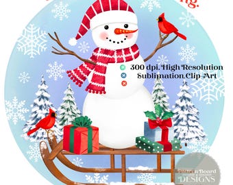 Digital PNG. Clip Art Snowman Snow Globe,Sublimation, Krafting,Holiday Tags,T-shirt, Holiday cards
