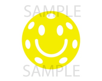 SMILE Pickleball Digital Download PNG and JPEG