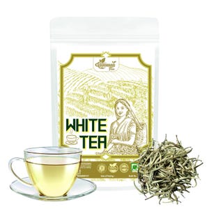 Handmade White Tea Leaf | Loose Leaf Tea | Organic White Tea | Herbal Tea | Natural Tea | Premium White Tea | Loose Leaf | Tea Lovers Gift