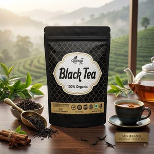 Premium svart te i lösblad | Starkt, fylligt svart te | Rik arom | Fyllig daglig brygd | Naturlig Camellia Sinensis | Present till teälskaren