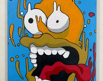 150 X 150 Original XXL Acrylic Painting Large Picture Art Colorful