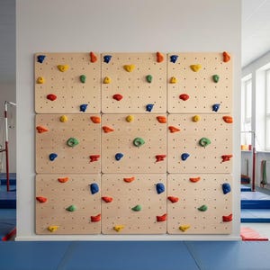 Wall Climbing Panels – Indoor Rock Climbing Wall - Etsy