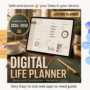 Meridian WebApp, Personal Life Planner App, Habit Tracker, Goal, Budget (2026-2027) like a spreadsheet
