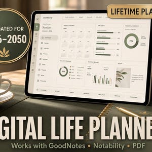 Meridian Web App Planner, Habit Tracker, Goal, Budget (2026-2027)