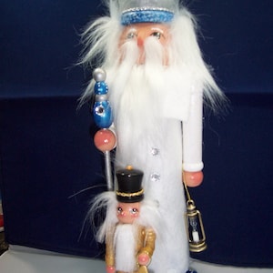 Father Time  Hand Painted Nutcracker