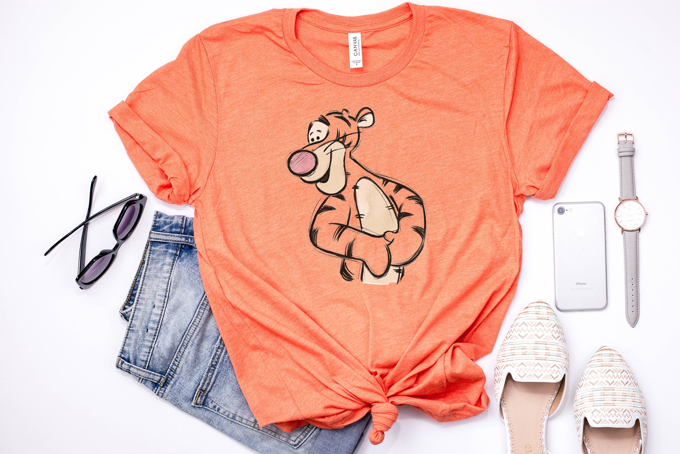 Tigger Sketch T-shirt / Disney World 