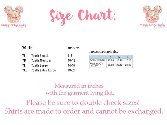 Zipadee Size Chart