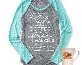 Gilmore Girls Tee Design, Coffee Coffee Coffee, Gilmore Tee, SVG, Gilmore Girls, DIY Decal, Cuttable, Vinyl Designs