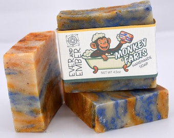 Monkey Farts Bar – Smells Way Better Than Its Name (We Promise) | Fun Handmade Soap