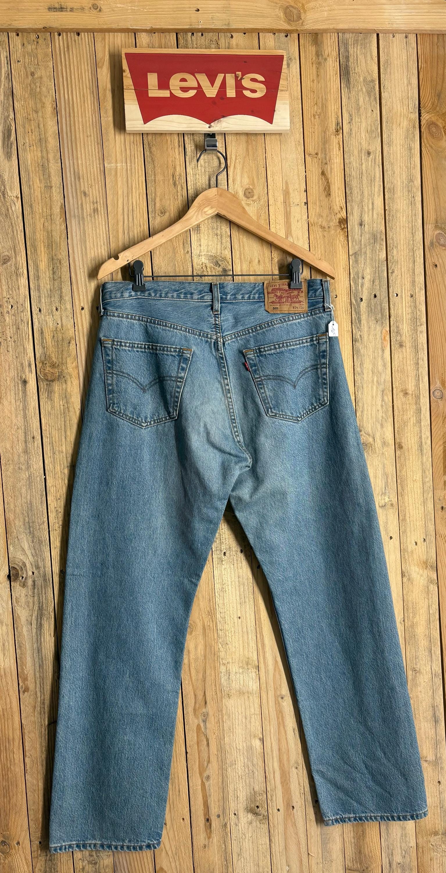W34 Levi's 501 最終 USA 90's 00's Levi's 501 Vintage – Iconic 90s Denim – W34 - Etsy