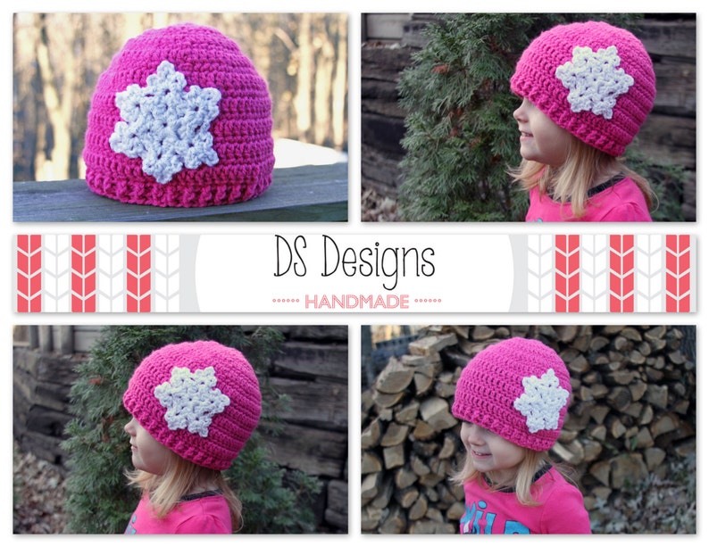 crochet snow cap
