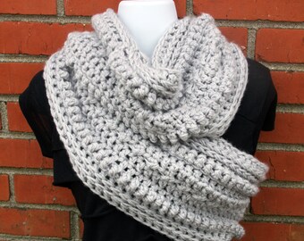 CROCHET PATTERN: Crochet Cowl Pattern, Crochet Scarf Pattern, Textured Cowl, Cross Body Cowl Crochet Pattern, Wide Cowl Crochet Pattern