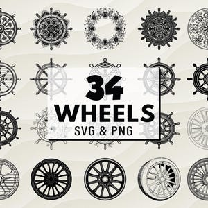 Wheels SVG PNG Bundle, Car Wheel Clipart, Tire Cut File, Wheels  Cricut, Wheels Vector, Digital Design, Car Decal Svg, Automotive Png, Craft