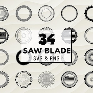 Saw Blade SVG PNG Bundle, Circular Saw Clipart, Tool Cut Files, Saw Blade Cricut, Saw Blade Vector, Digital Design, Woodworking, Saw Artwork
