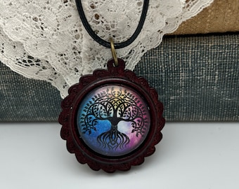 Tree of Life wood pendant