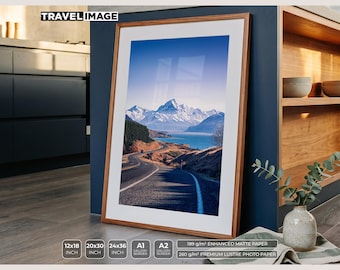 Mount Cook-print – Nieuw-Zeelandse landschapsfotografie, Aoraki Fine Art