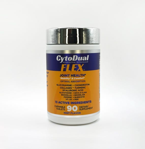 Cytodual Flex - Joint Support Supplement - Glucosamine, Chondroitin,  Collagen Formula - Etsy Australia