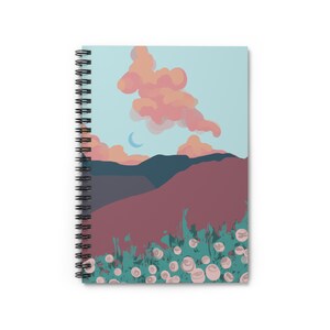 Fantasy Dreamy Landscape Spiral Notebook - Ruled Line, Nature Journal, Writing Notebook, Planner, Sketchbook, Gift for Nature Lover
