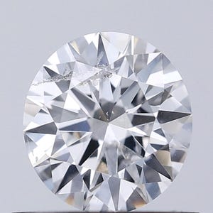 Round Brilliant Cut 5.14 - 5.16 x 3.11 MM, D, I2, 0.50 Carat, GIA Certified Natural Diamond, White Diamond, Brilliant Cut Diamond, OMD41D