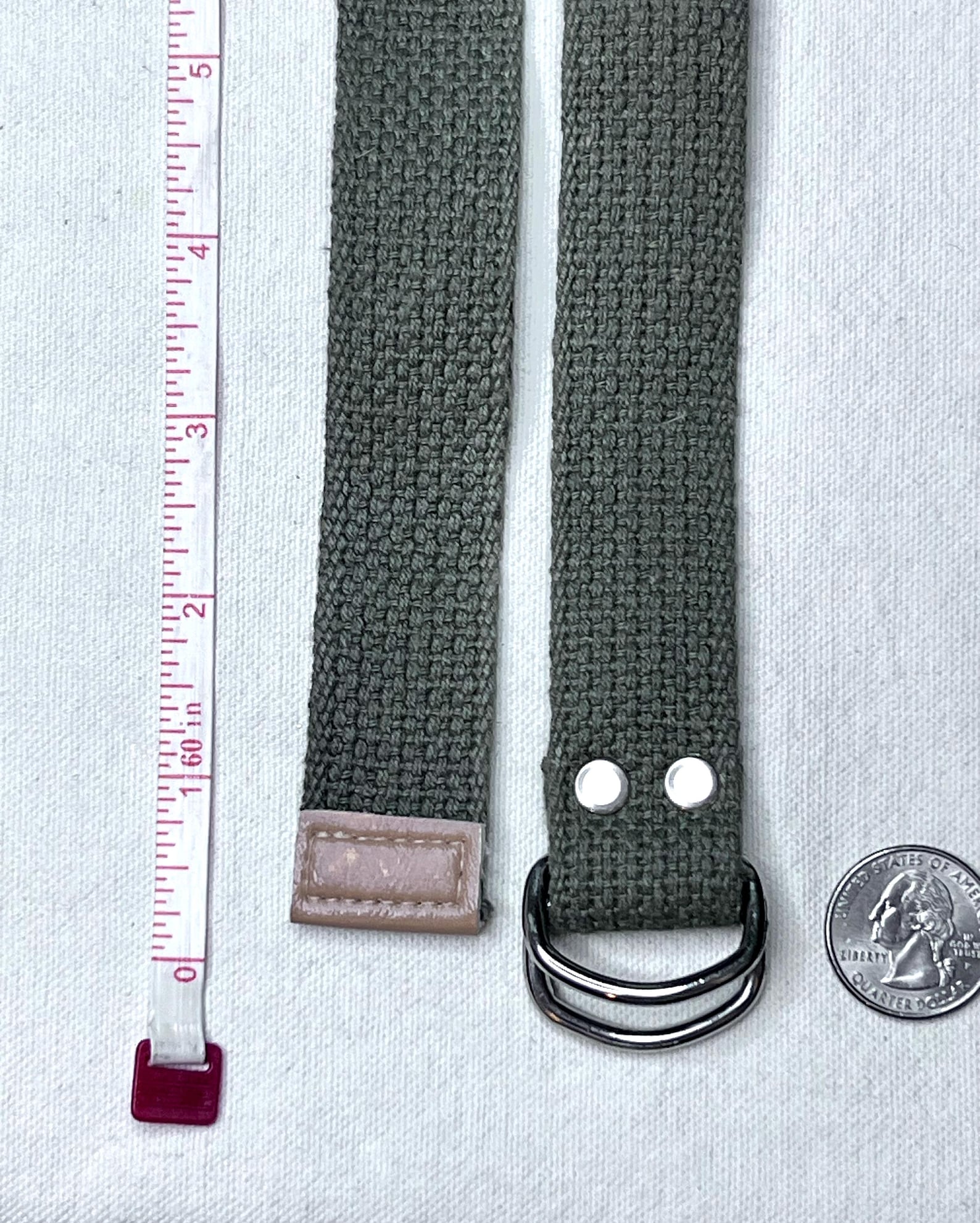 Tamarind Canvas D Ring Belt - Breton