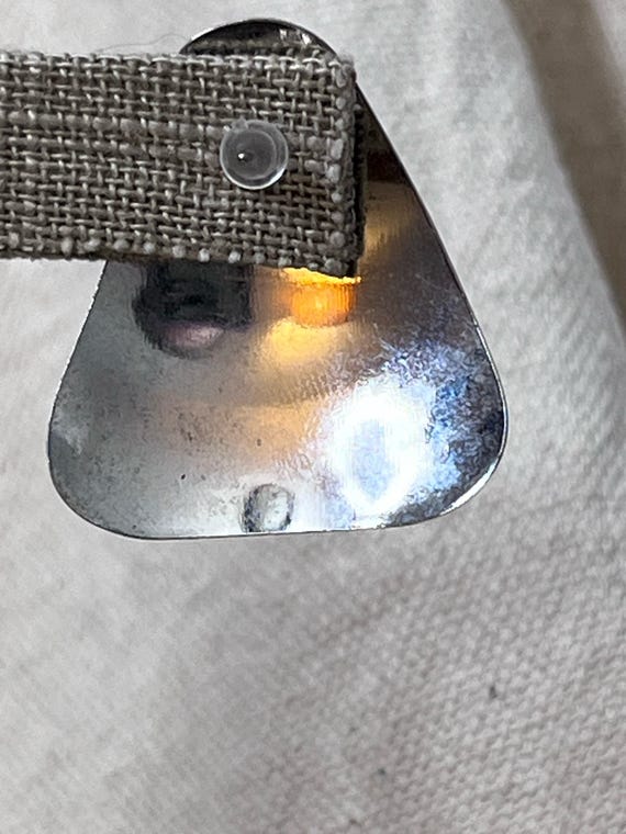 Big Triangular Stripe Enamel Look in Rose, Maroon… - image 5