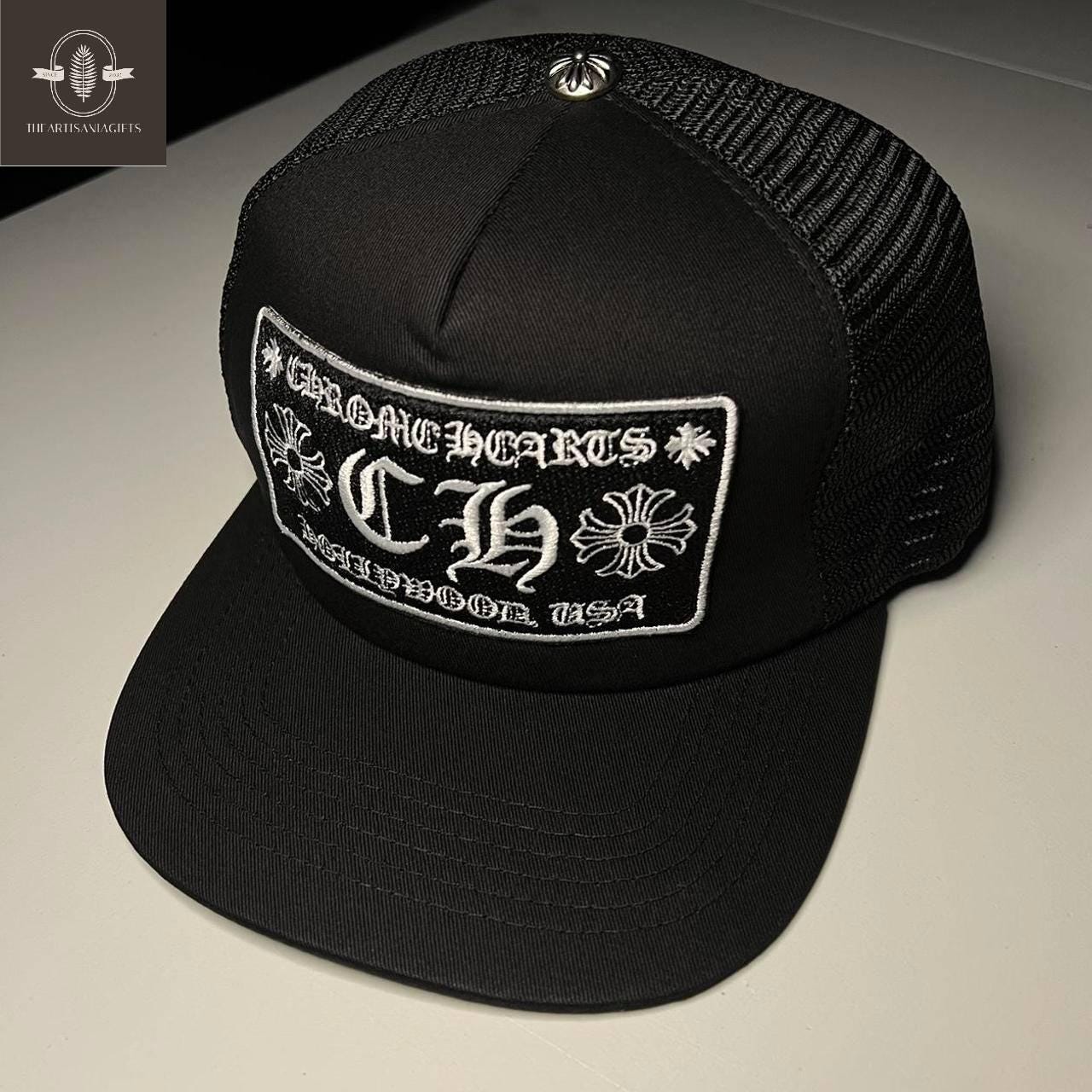 Chrome Hearts Ch Trucker Hat - Etsy Hong Kong