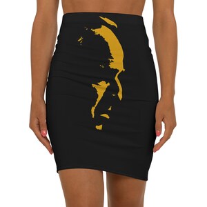 Women&#39;s Mid-Waist Pencil Skirt (AOP)